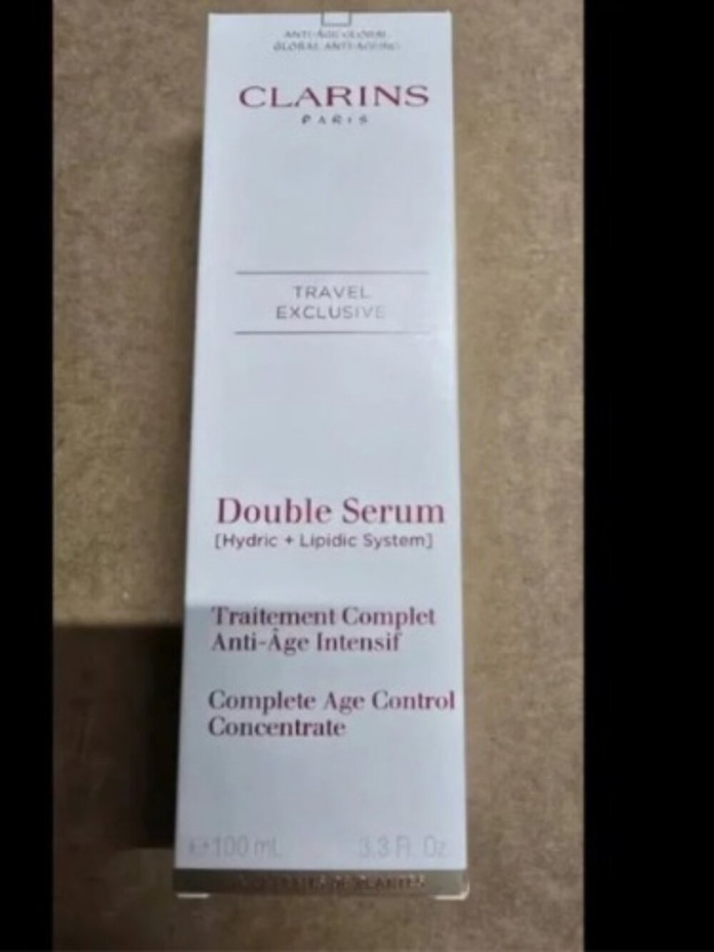 Clarins Double Serum/Hydric+Lipidic System Traitement Complet 3.3oz/100ml New - Picture 2 of 4